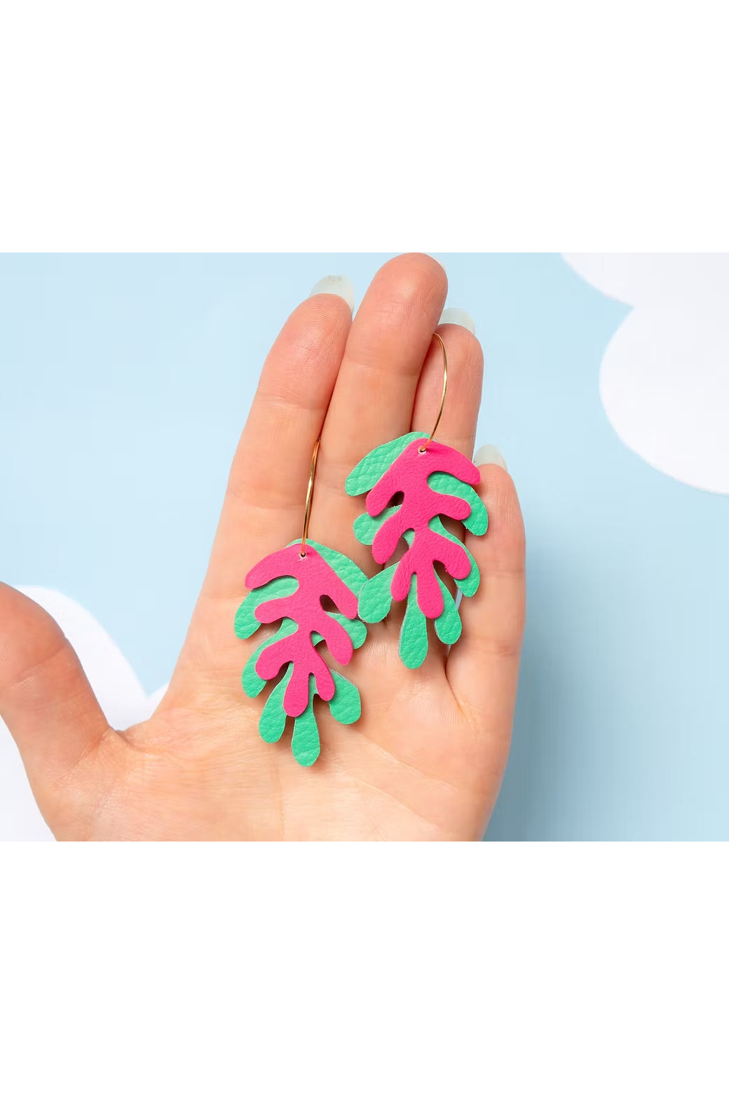 Wakame Hoop Earrings