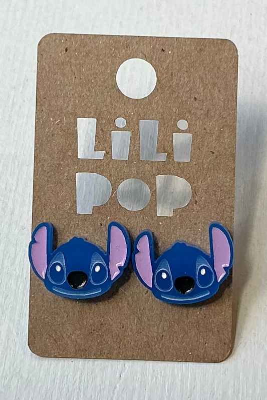 Lili1094 Stitch Stud Earrings