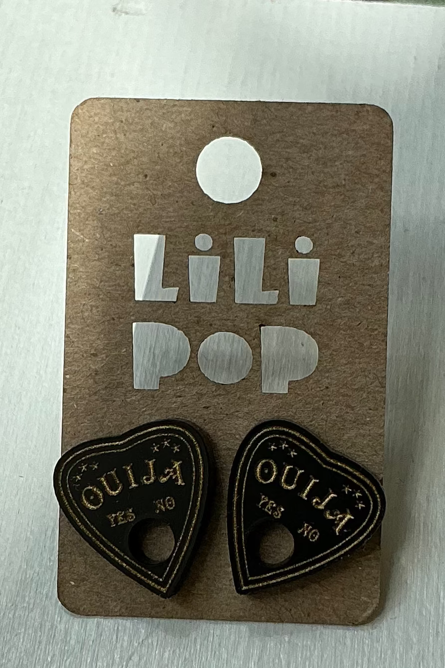 Lili0641 Ouija Stud Earrings