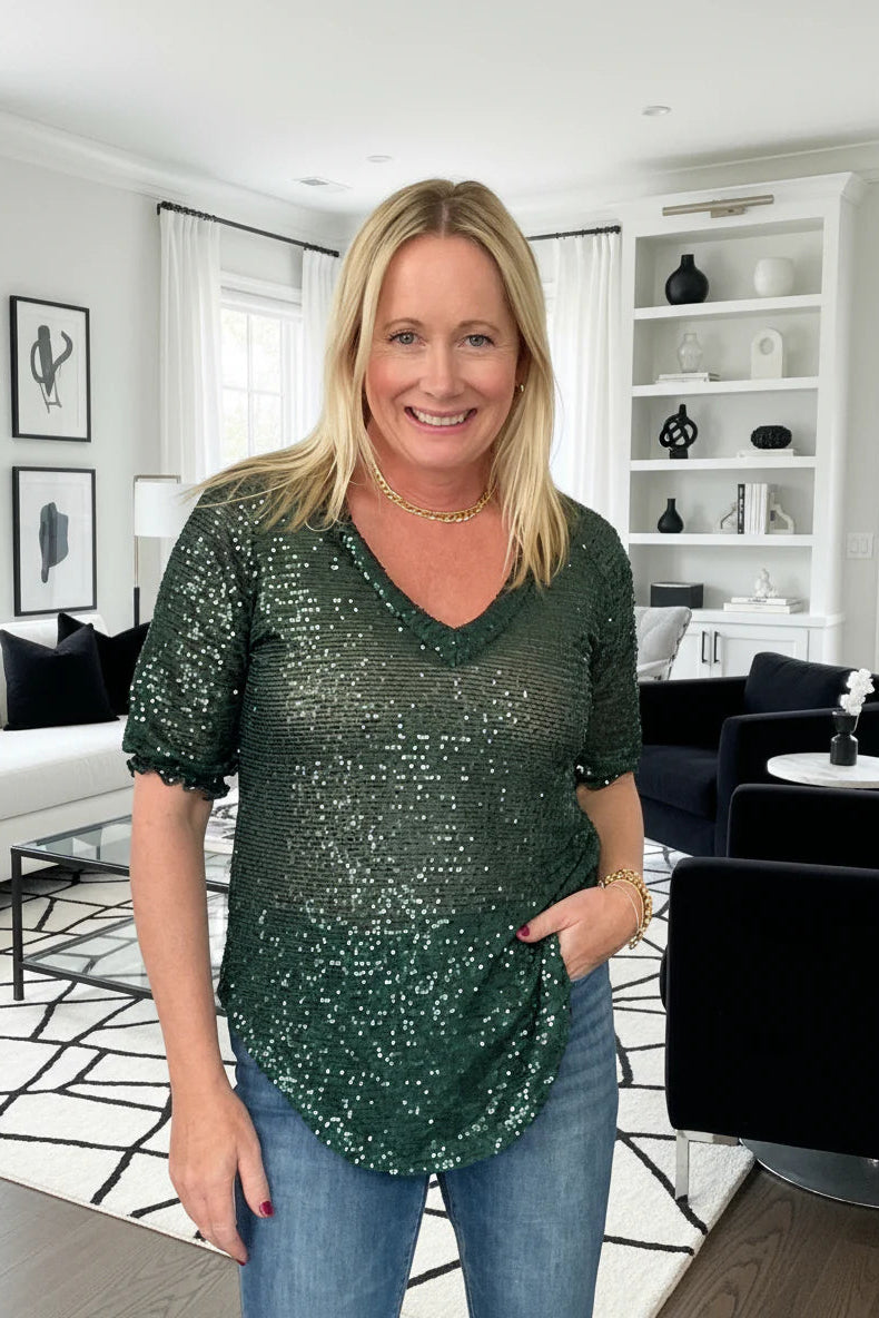 Sylvi Sequin Tee