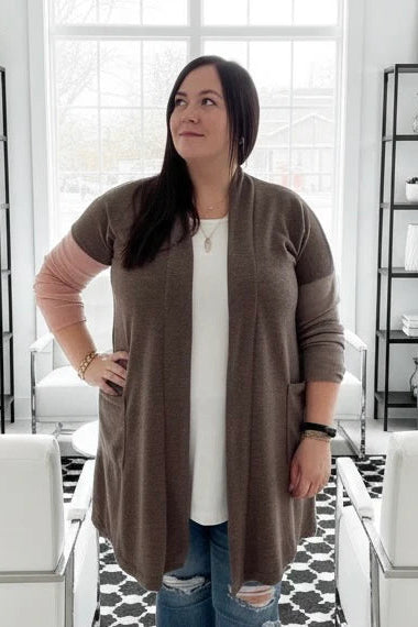 Colourblock Cardigan