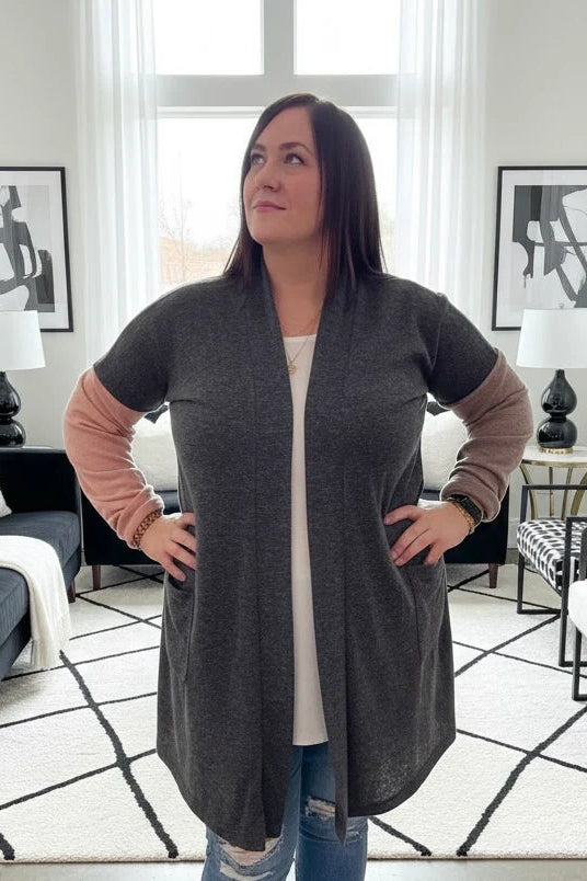 Colourblock Cardigan