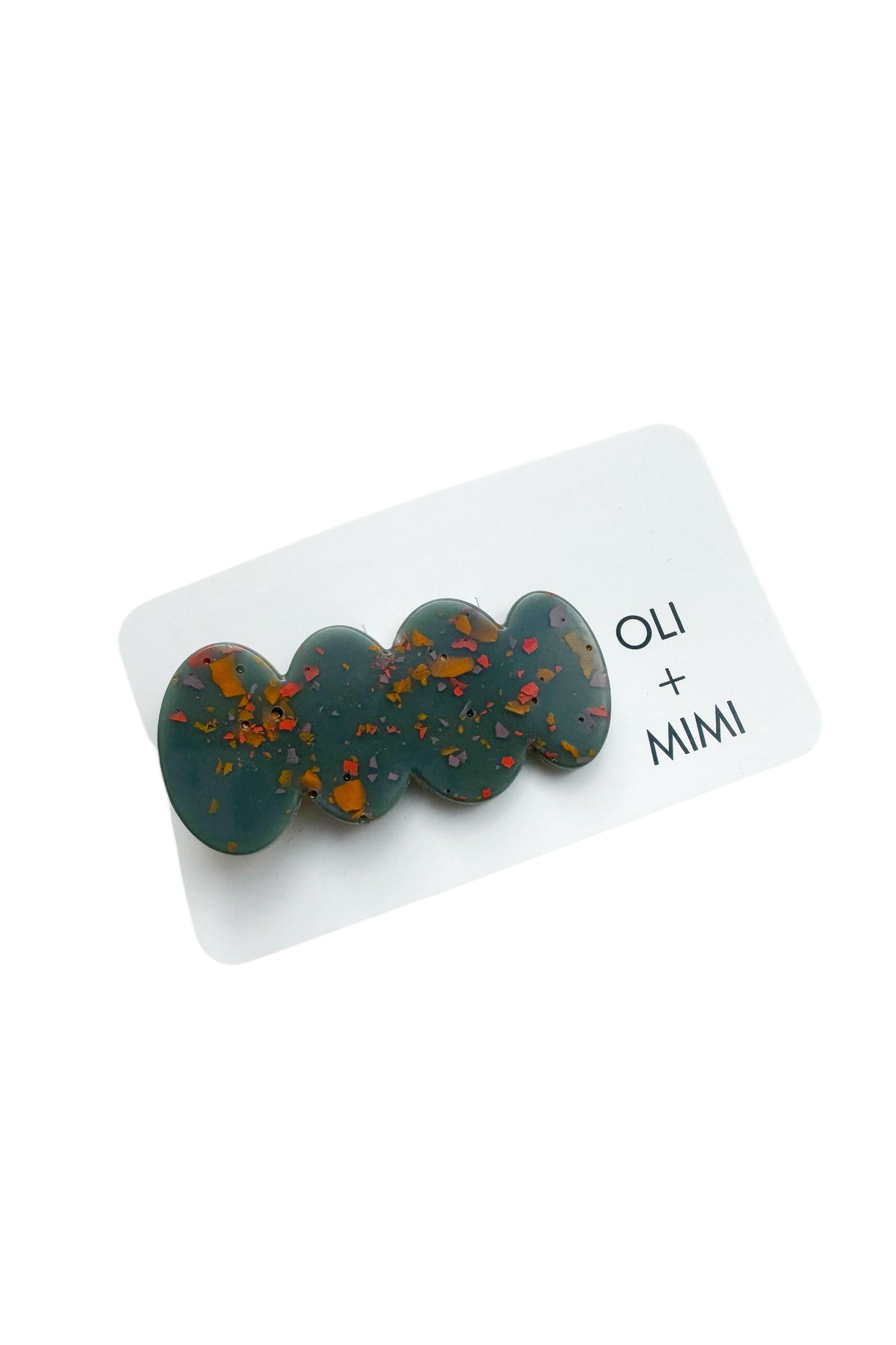 Resin Hair Clips - BUBBLE