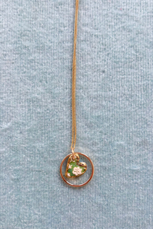Floral Heart Necklace