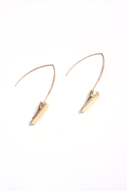 Natural Specimen Earrings Long