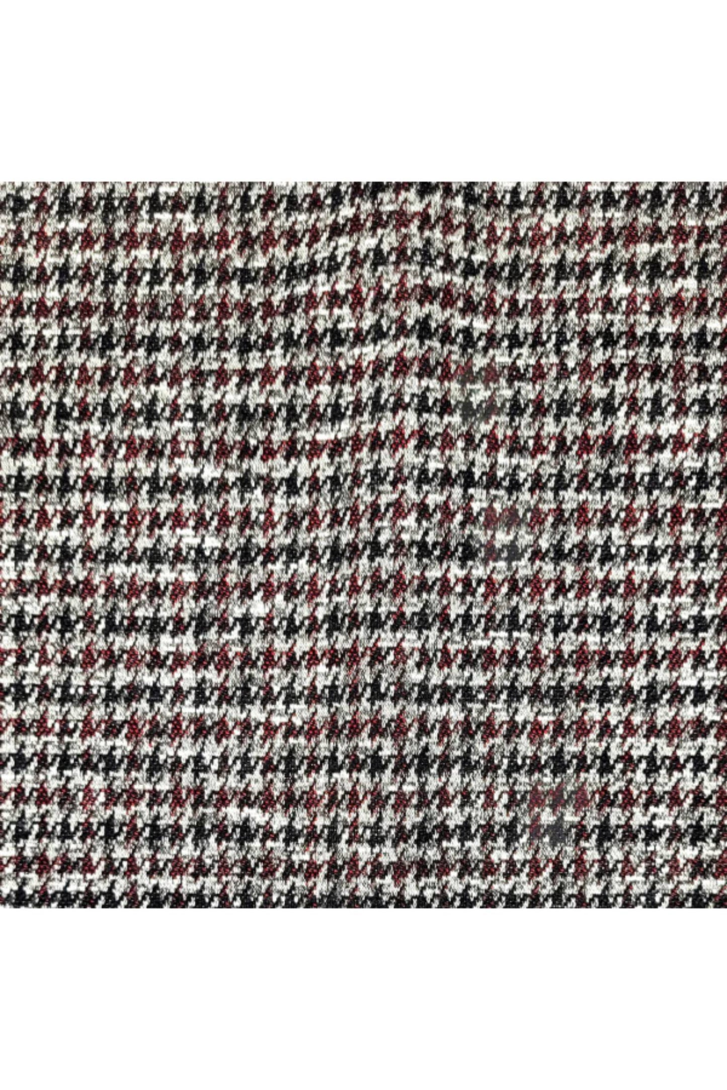 Mandala's Harris Check Tunic fabric swatch in Red