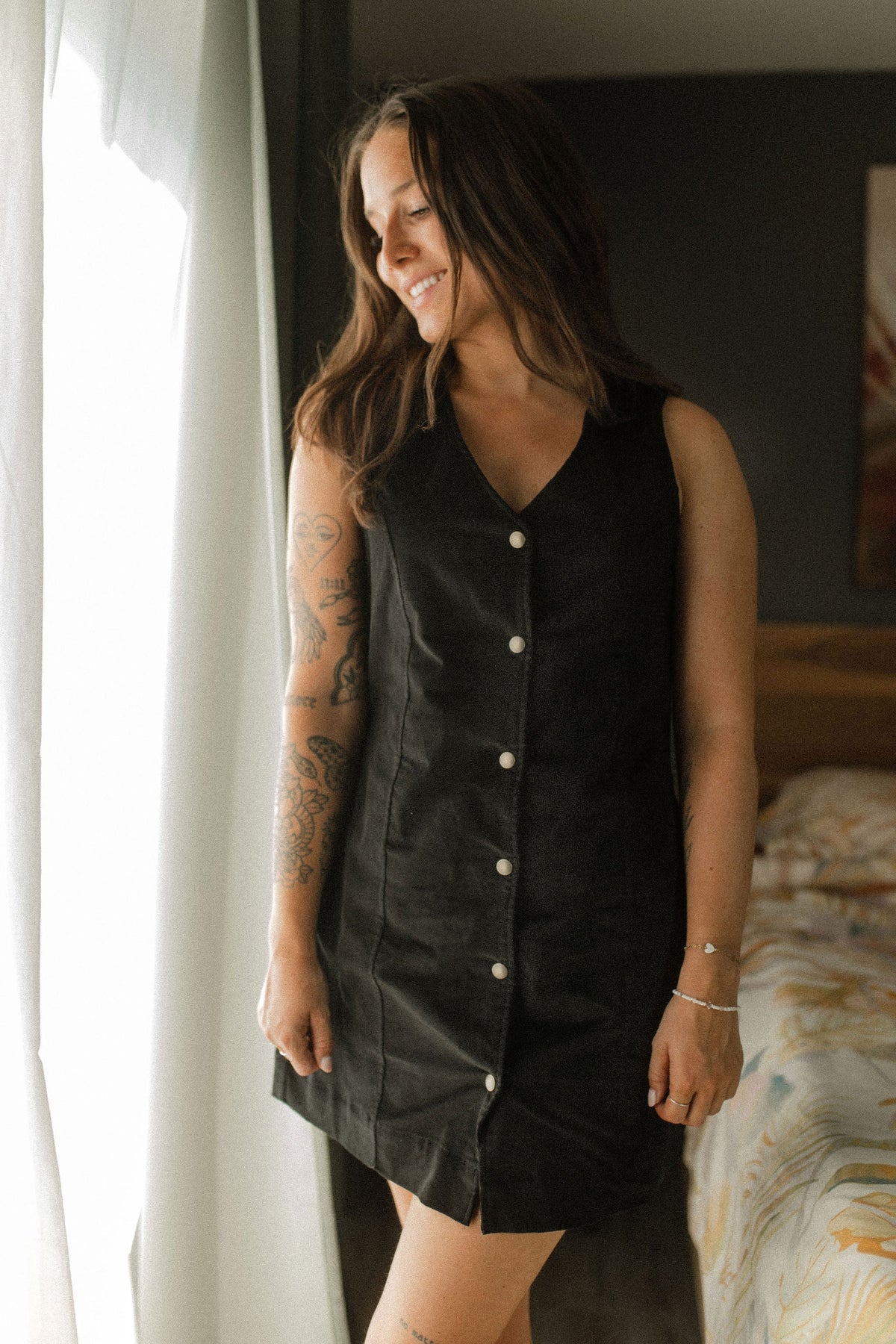 Tailored Corduroy Dress