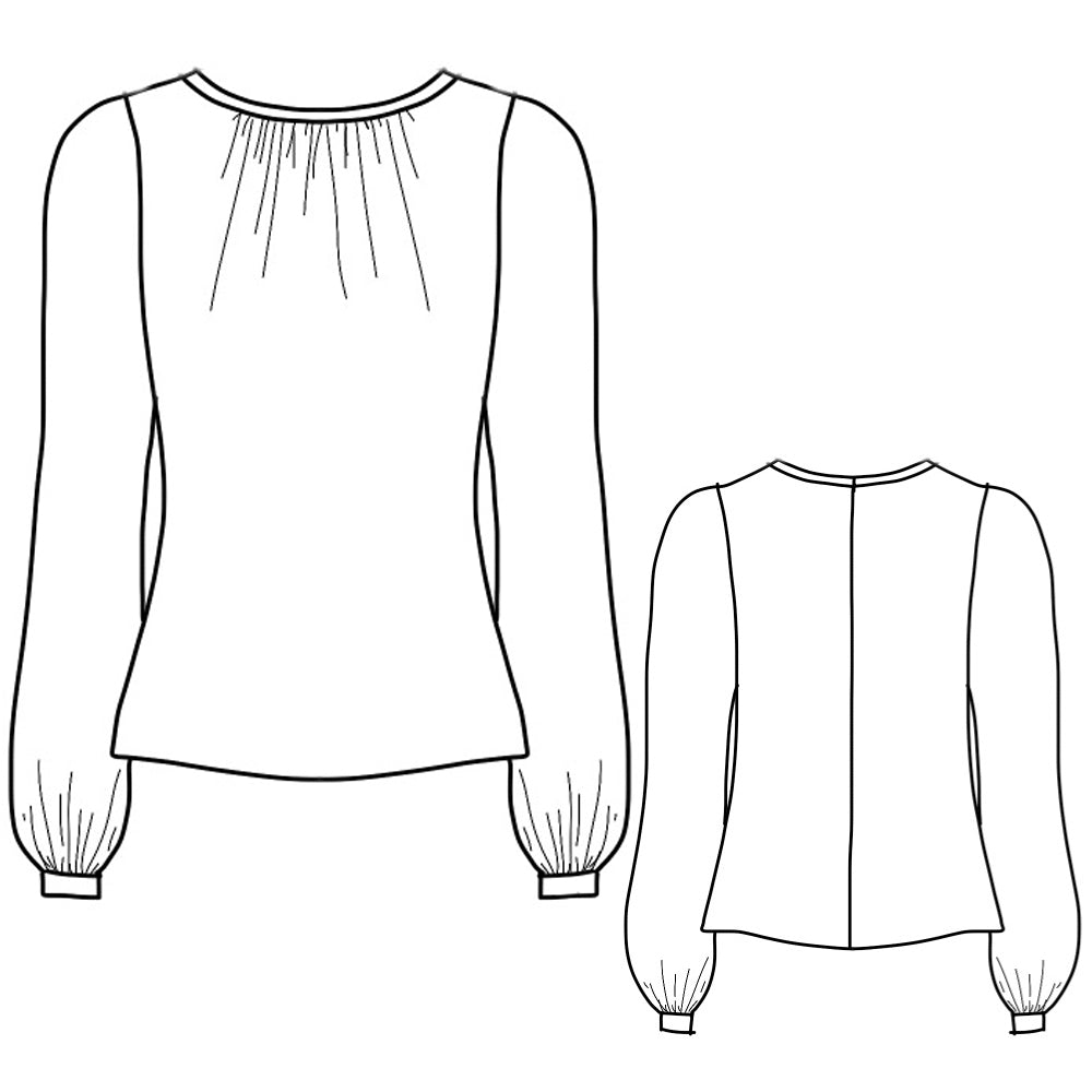 Gwen Blouse by Mandala Designer -Sketch 
