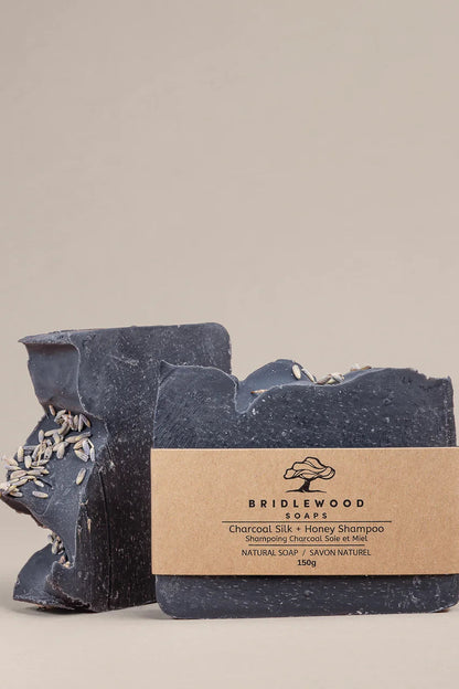 Charcoal Silk and Honey Shampoo Bar