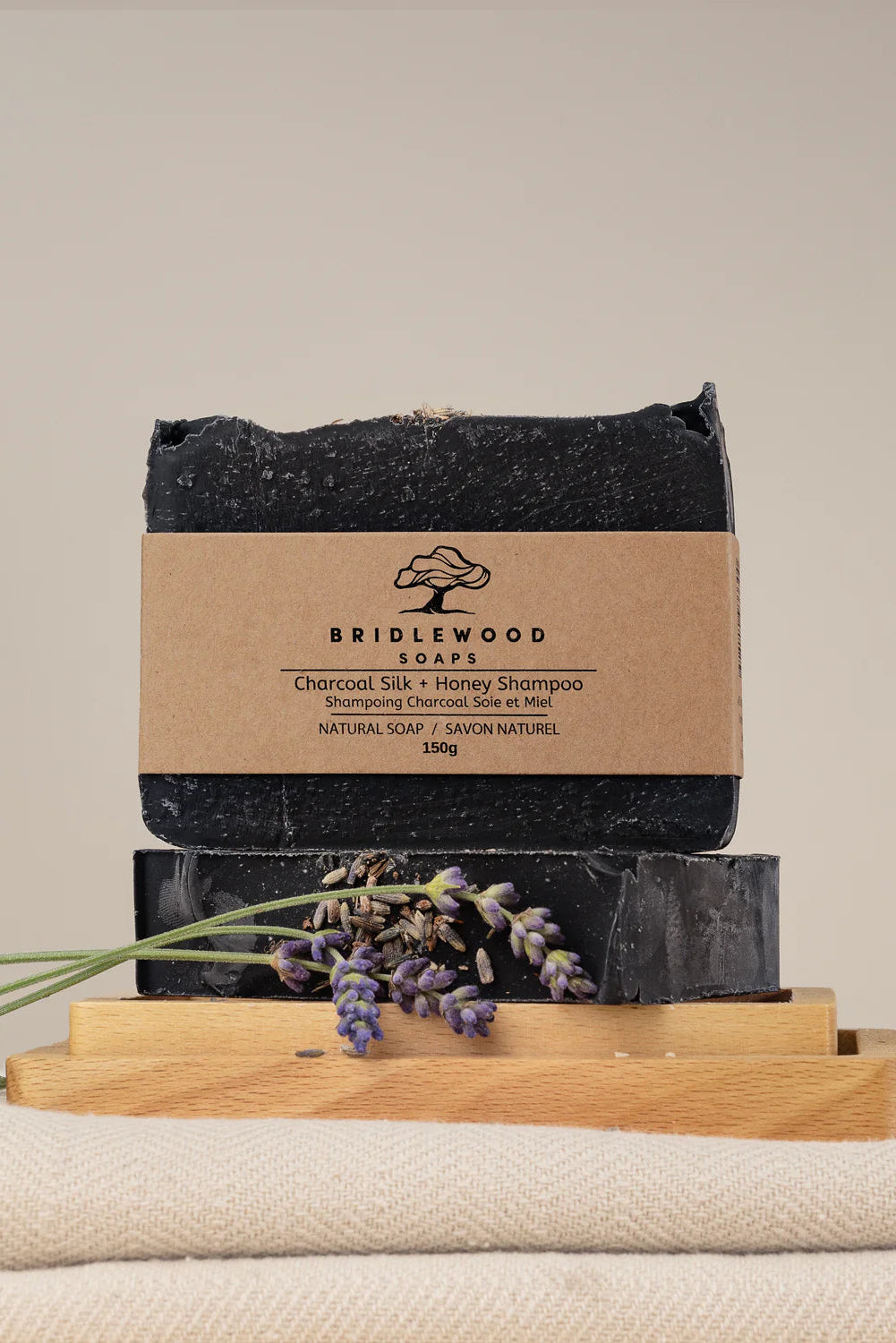 Charcoal Silk and Honey Shampoo Bar