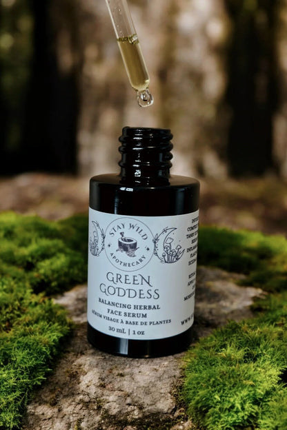 Green Goddess Herbal Face Serum