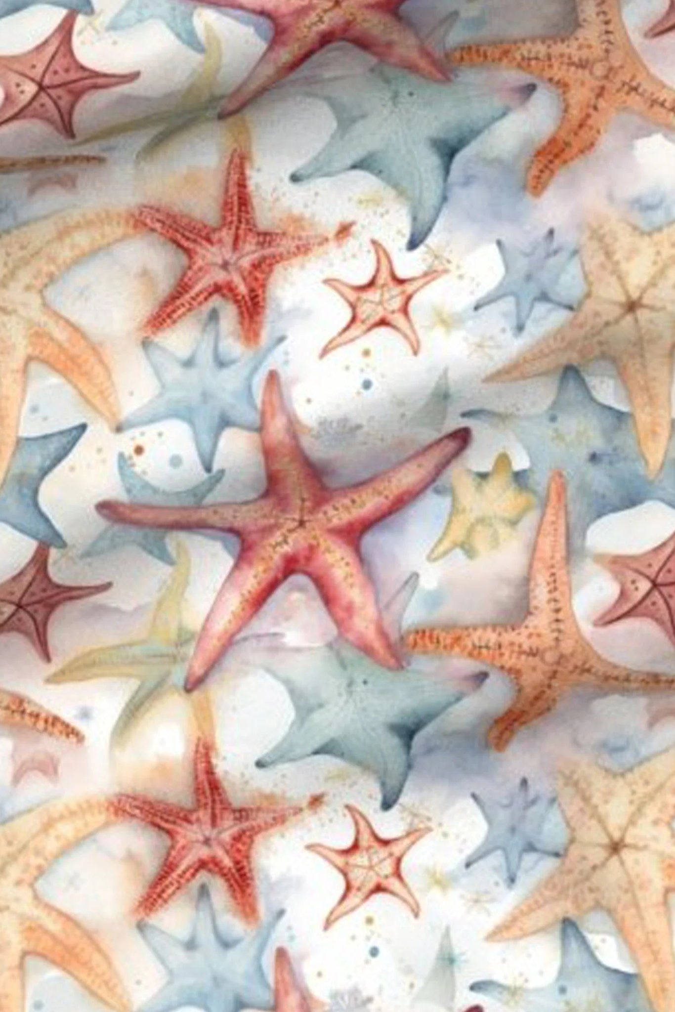 Mandala Deep Sea Tee, Starfish pattern swatch 