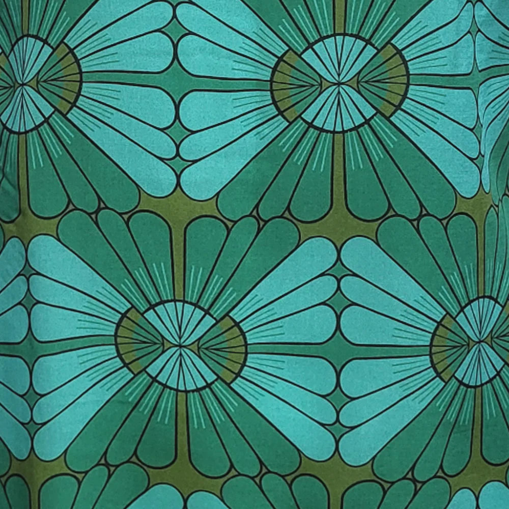 Vintage Tile print swatch for the Cecil Box Blouse by Mandala