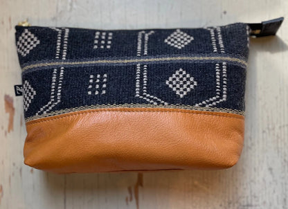 La Trousse - Leather and Fabric Pouch