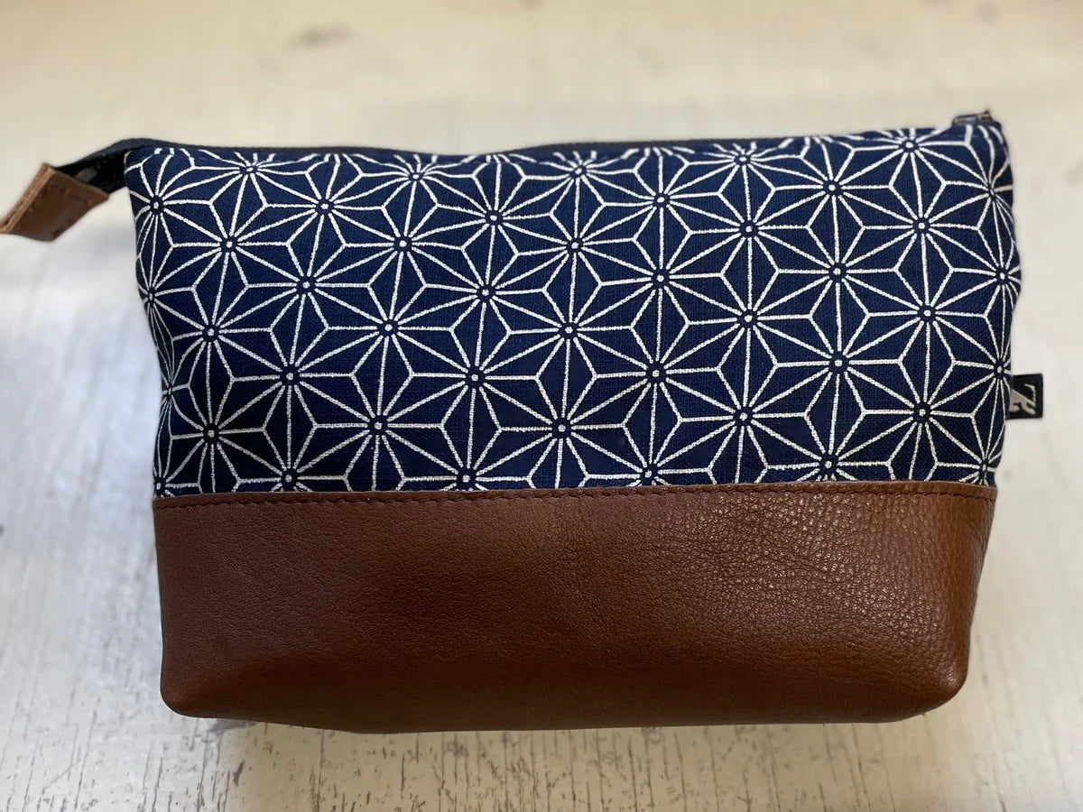 La Trousse - Leather and Fabric Pouch