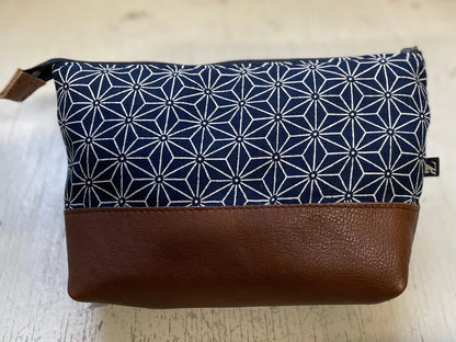 La Trousse - Leather and Fabric Pouch