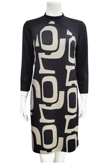 Victoria Mock Neck Dress