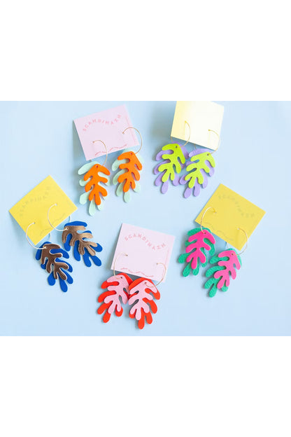 Wakame Hoop Earrings