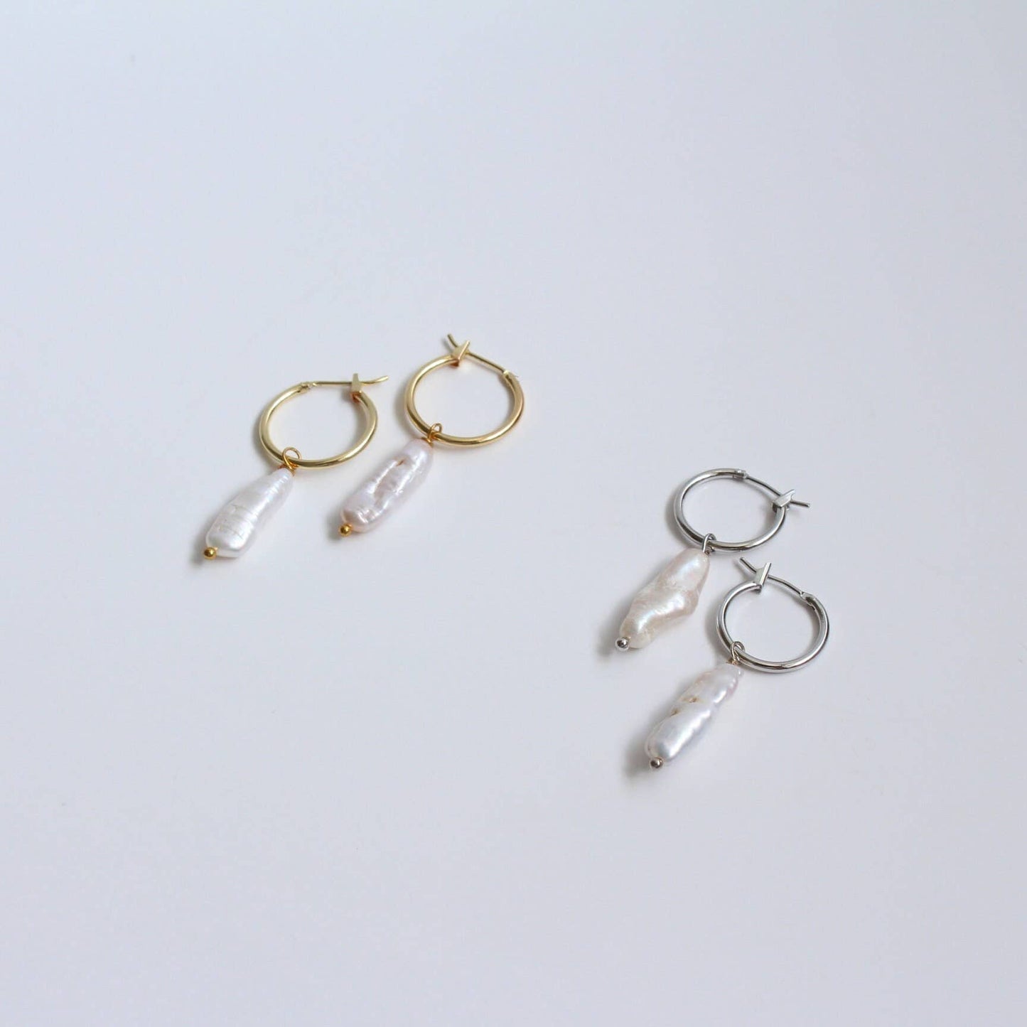 Freshwater Biwa Pearl Danglers (1E30a)