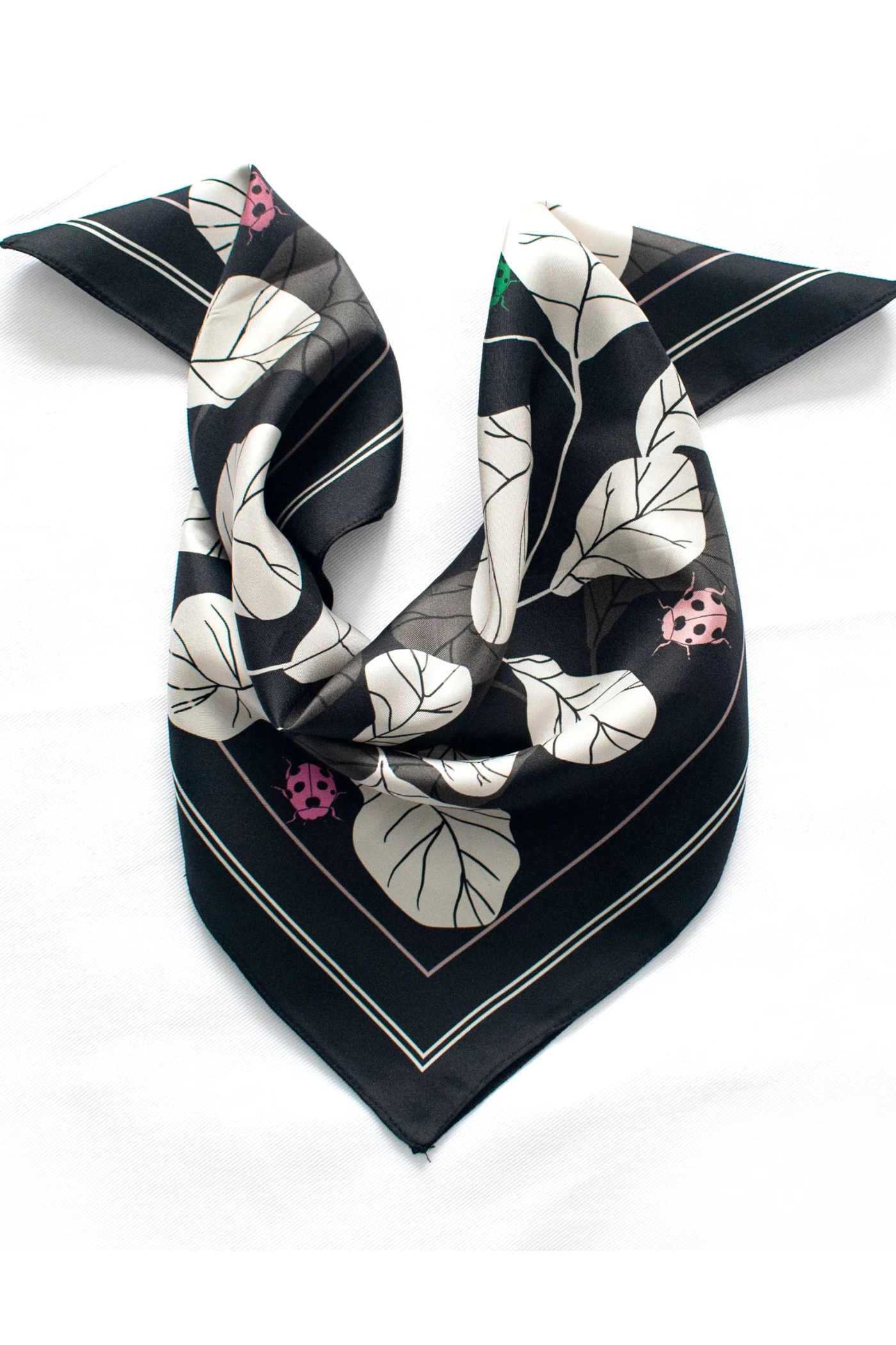 Black Fig Silk Neckerchief