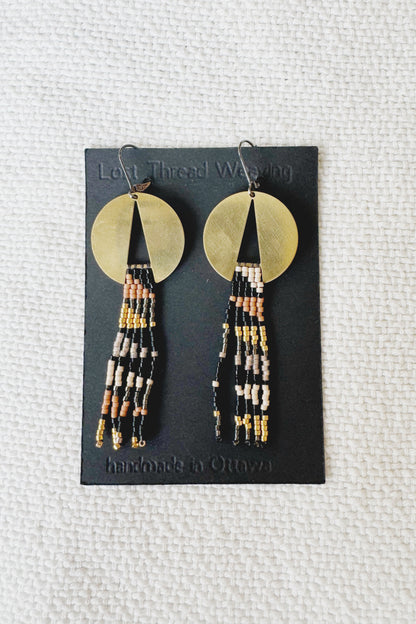 Cleopatra Earrings Long Beaded earrings