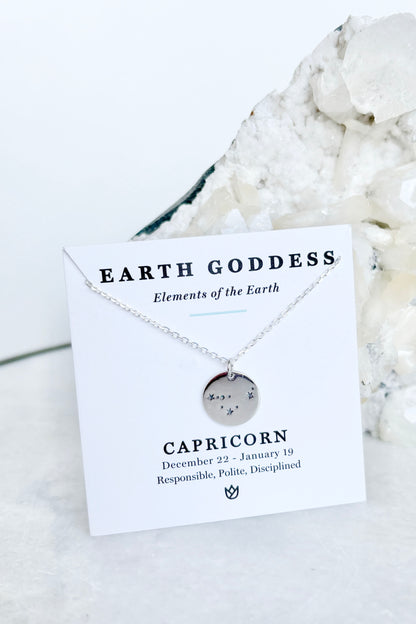 Sterling Silver Astria Zodiac Necklace