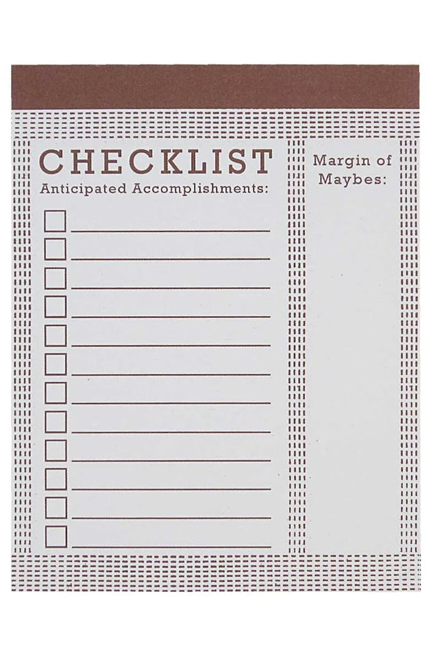 Checklist