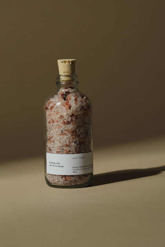 Soaking Salts - Bloom - 450g (all-natural, handmade)