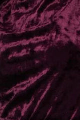 Winslet Reversible Wrap Dress by Eve Lavoie, Burgundy Velvet fabric swatch