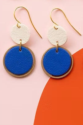 Two-Tone Orbit Earrings