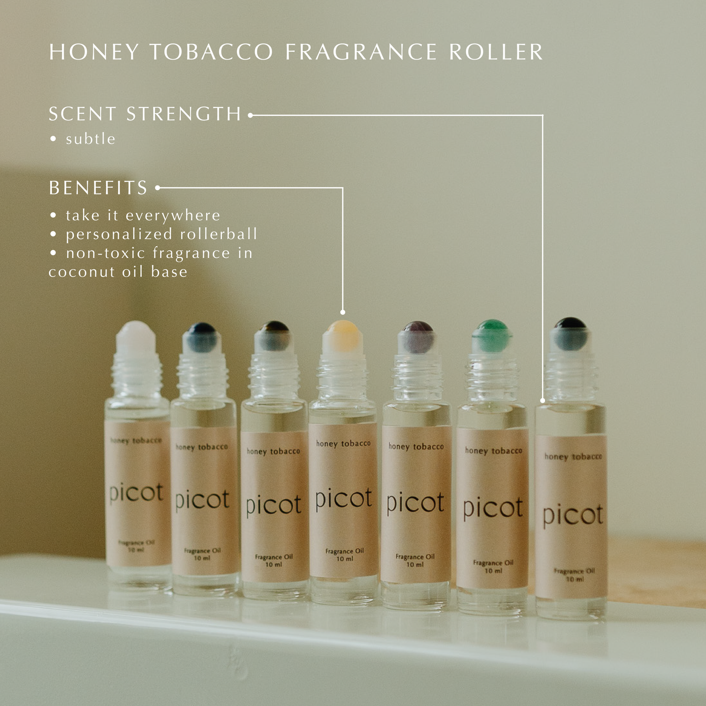Honey Tobacco Fragrance Roller