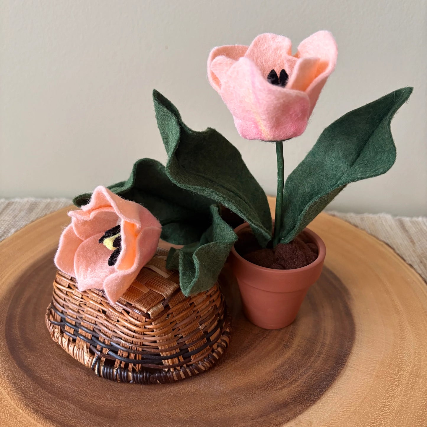 Handmade Felt Tulip