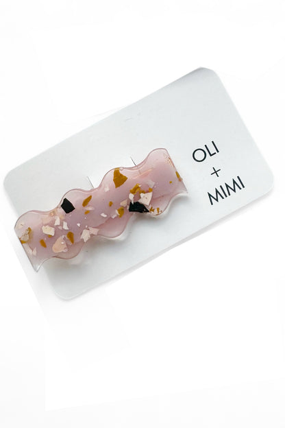 Resin Hair Clips - WAVY