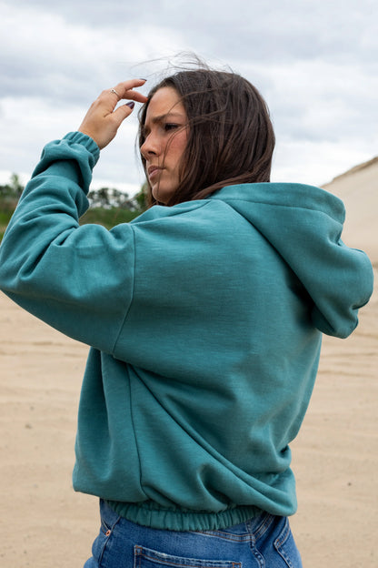 Modal Fleece Elastic Hoodie