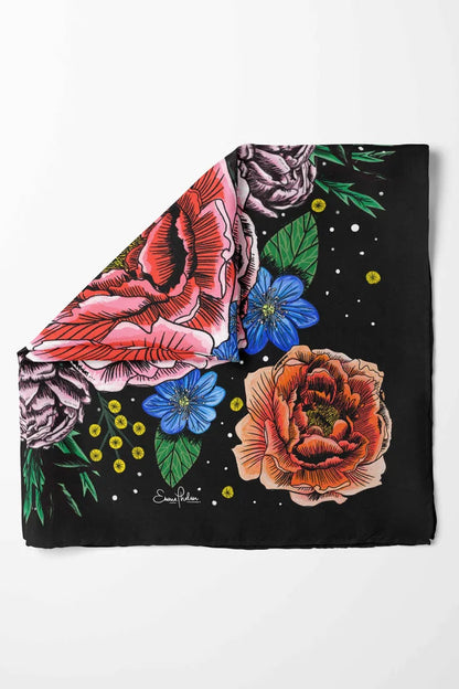 Light From Darkness Silk Scarf