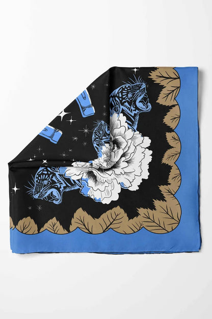 Midnight Ride Silk Scarf