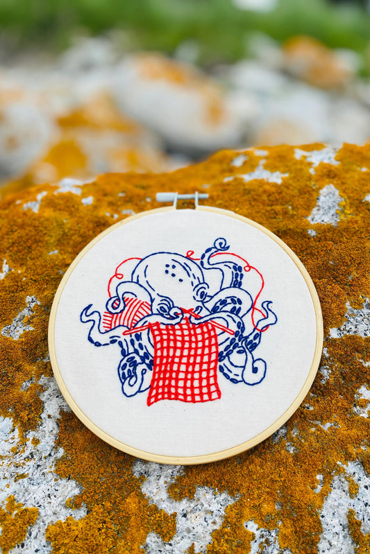 Octopus Complete Embroidery Kit