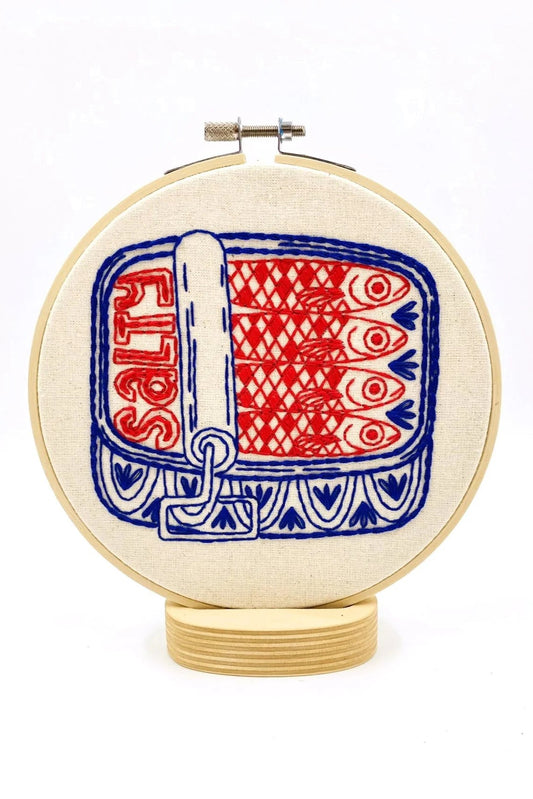Sardines Complete Embroidery Kit