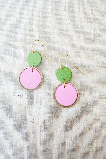 Two-Tone Orbit Earrings