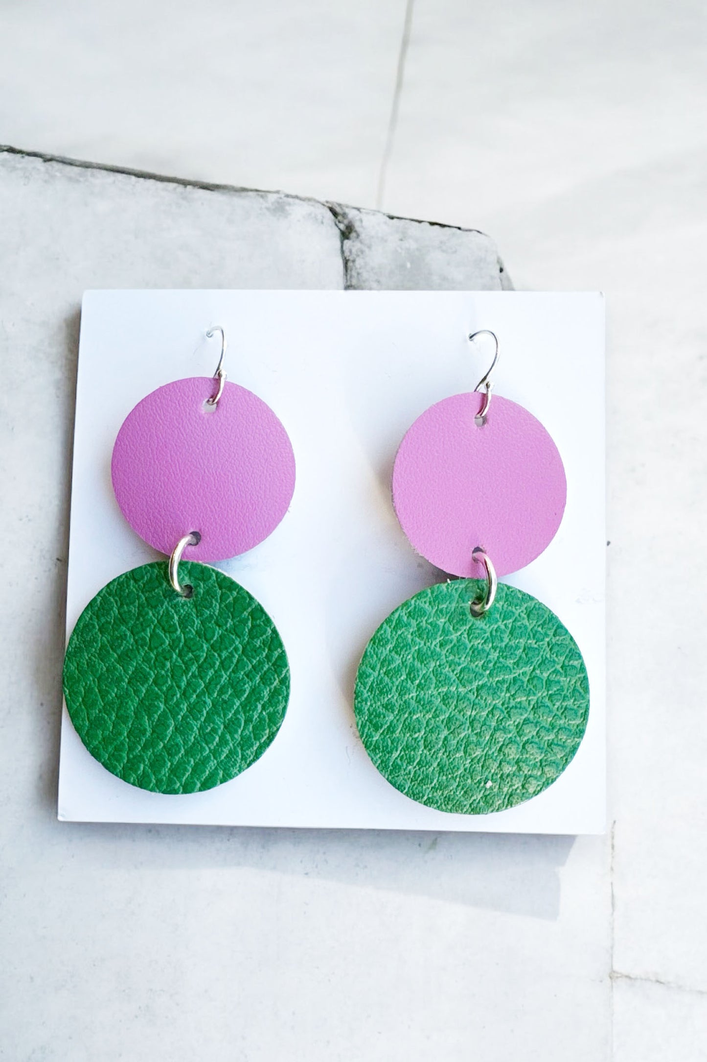 Leather Statement Earrings