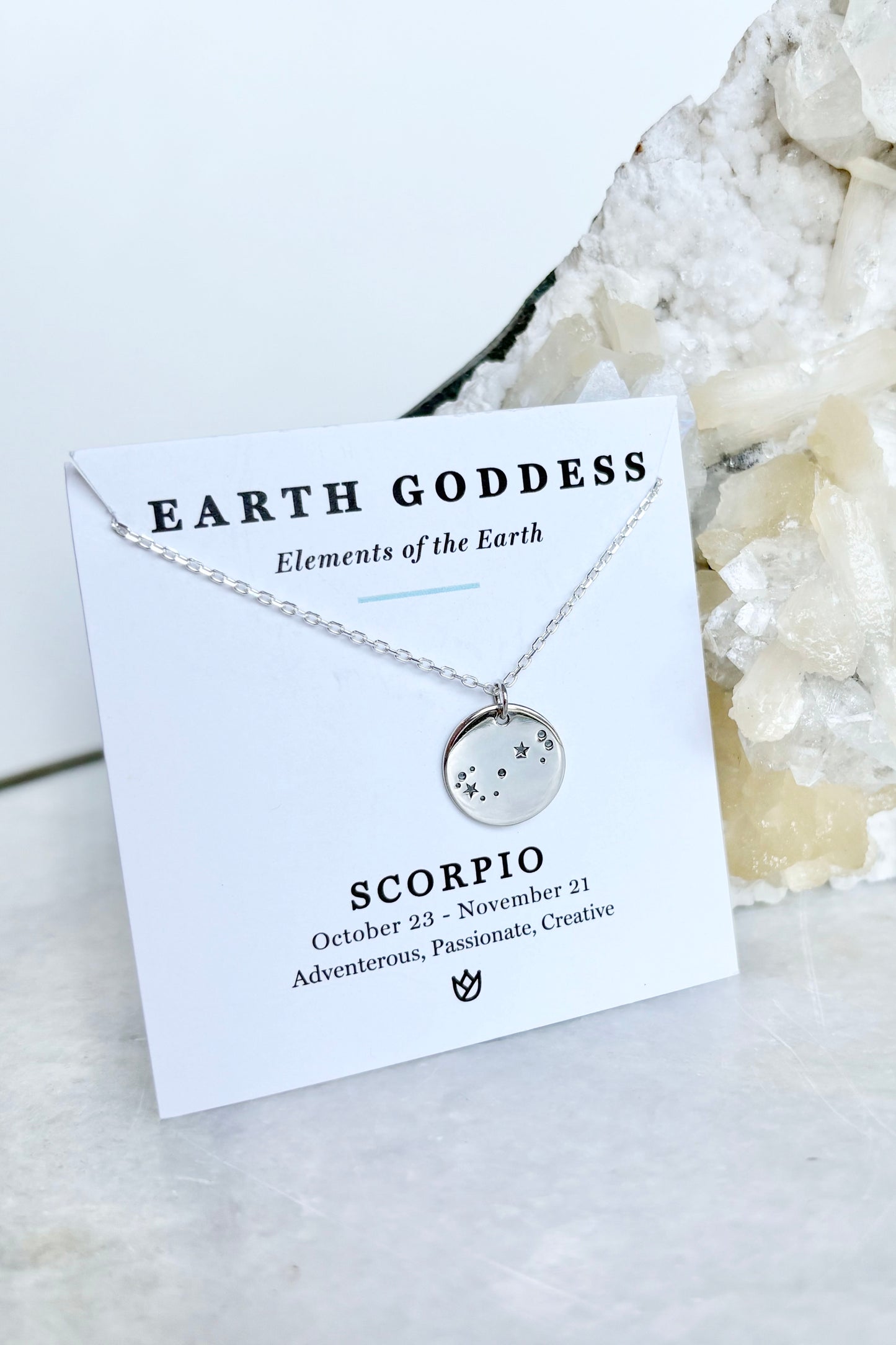 Sterling Silver Astria Zodiac Necklace