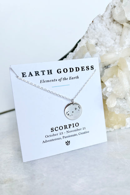 Sterling Silver Astria Zodiac Necklace