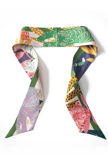 Tigress Silk Twilly