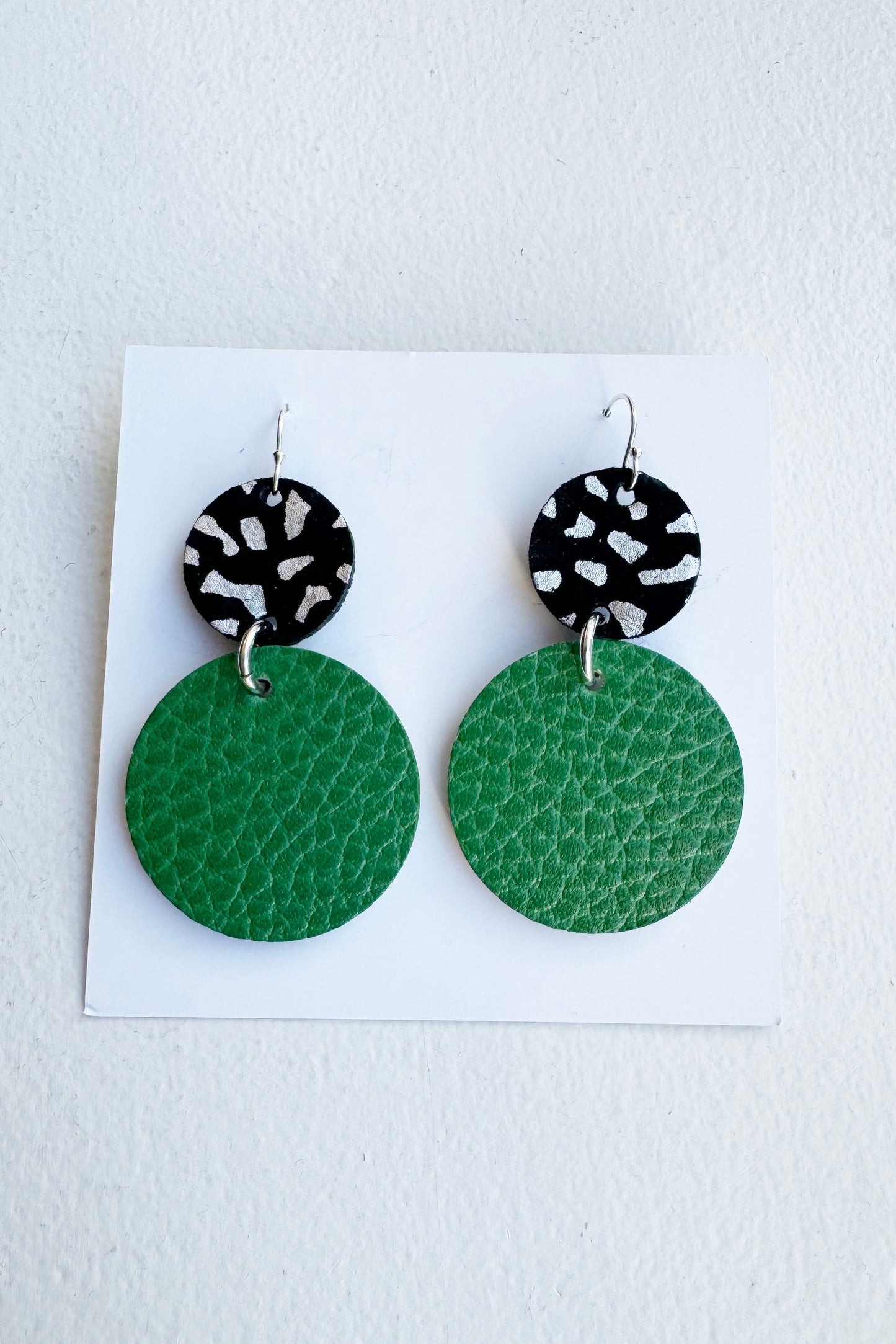 Leather Statement Earrings