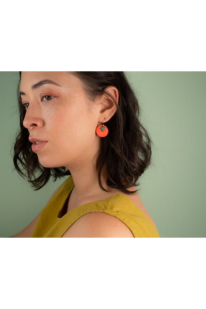 Tomato Earrings