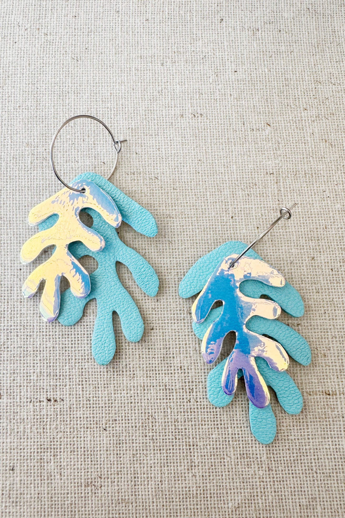 Wakame Hoop Earrings