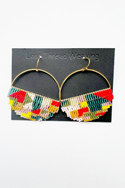 Miriam XL Beaded Dangle Earrings