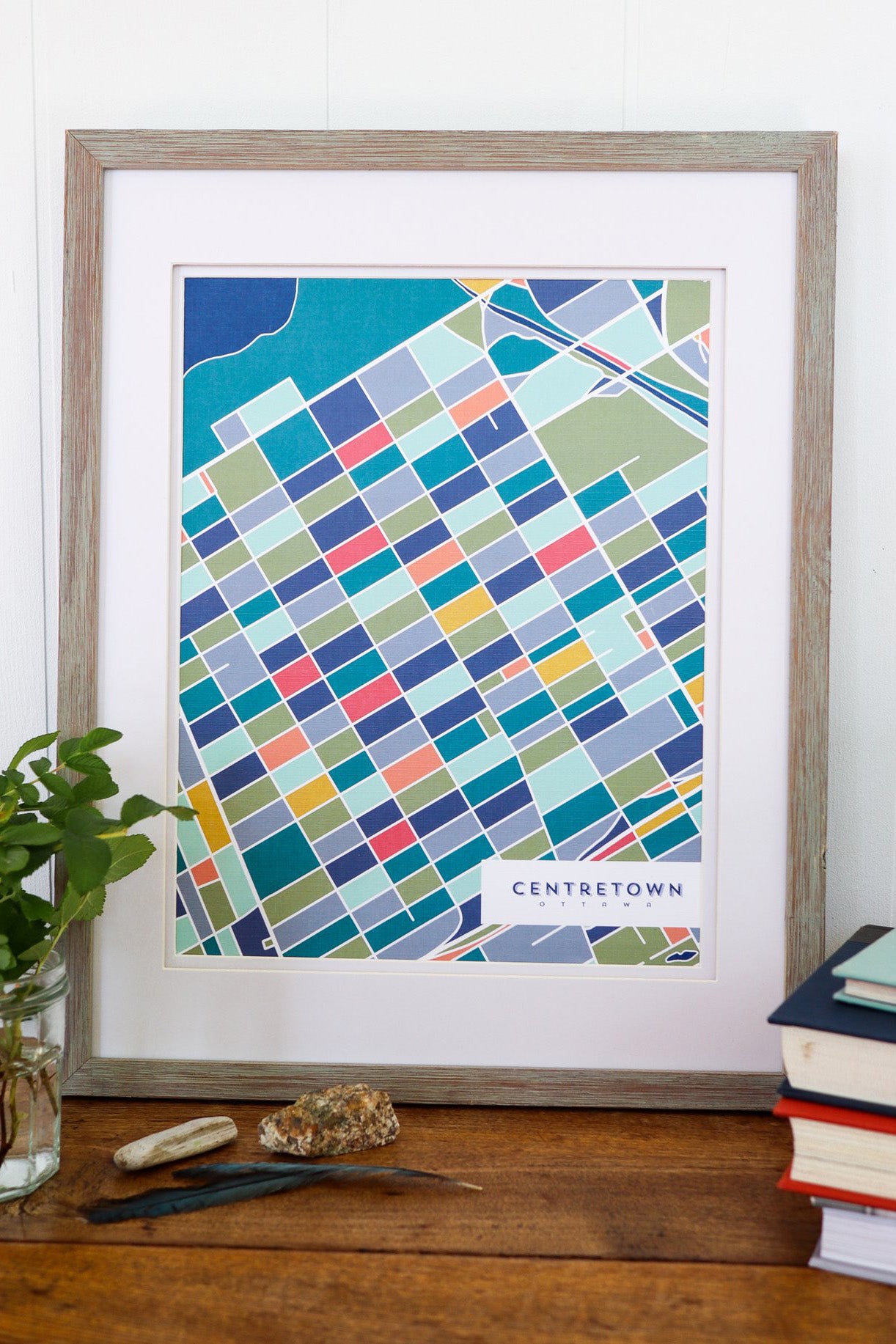 Centretown - Colour Block Map – Workshop & Flock Boutique - Ottawa
