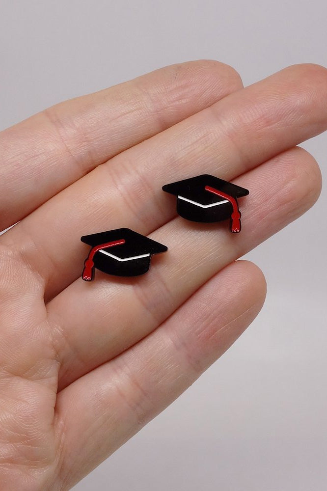 Flocking Project Graduation Lili0996 Graduation Studs – Workshop & Flock Boutique - Ottawa