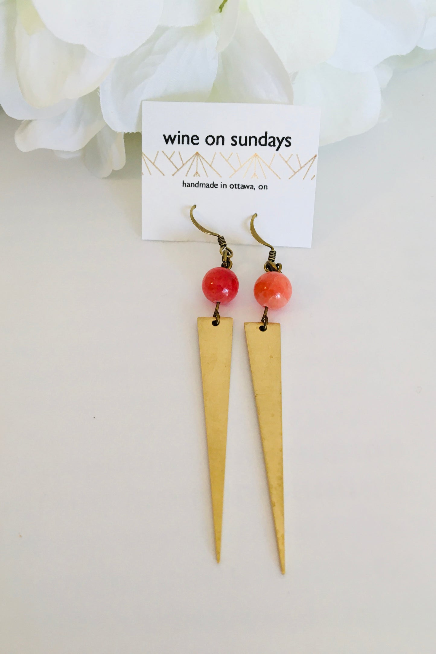 Skinny Spike Earrings